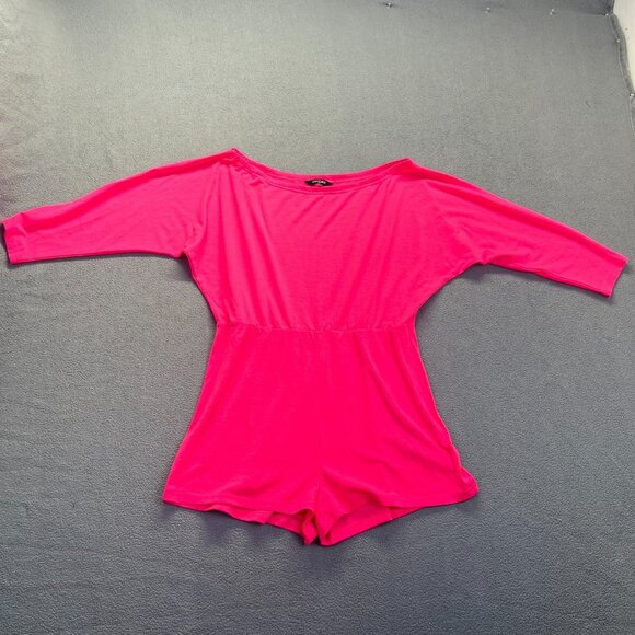 Pink Romper Romper Shorts 1 Piece Outfit Women's Size XXL,Resorts,Beach,Casual - Picture 1 of 9